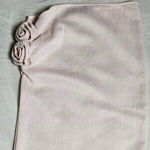 Lioness Mini Dress Bodycon Strapless Size XS Color Ivory / Cream